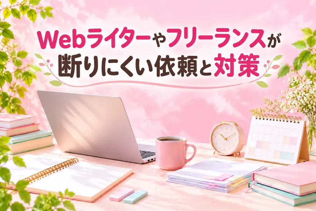 Webライターやフリーランスが断りにくい依頼と対策