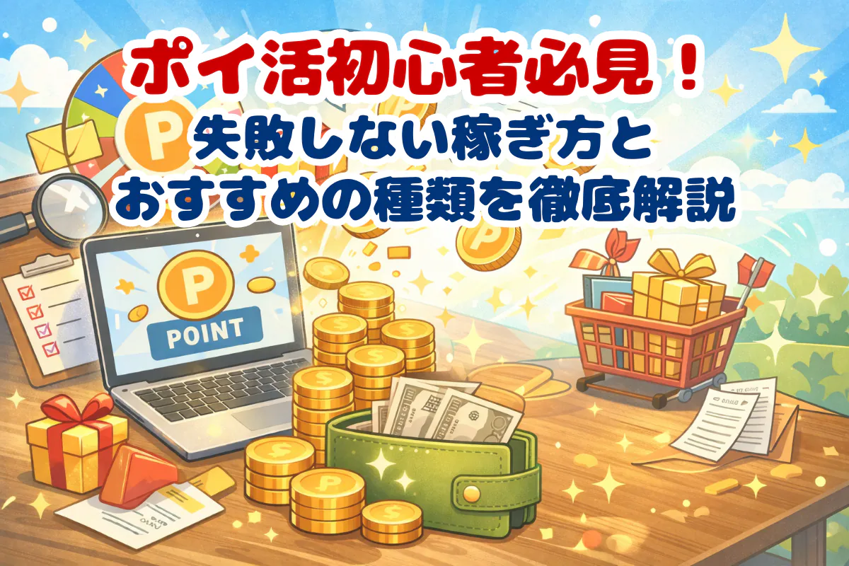 ポイ活初心者向けの稼ぎ方とおすすめ案件